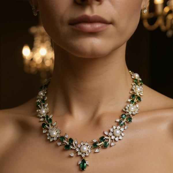 Cz Necklace Set